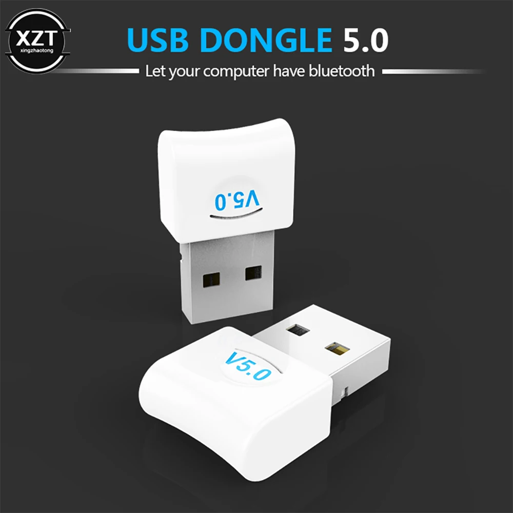 Новый USB Bluetooth-адаптер V5.0 подходит для ПК компьютера ноутбука беспроводной