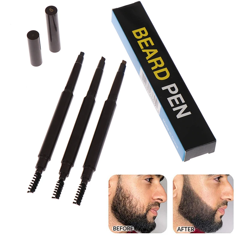 

Men Fashion Beard Makeup Enhancer Waterproof Moustache Coloring Beard Filler Tools Anti Hair Loss Facial Whiskers Styling Pen