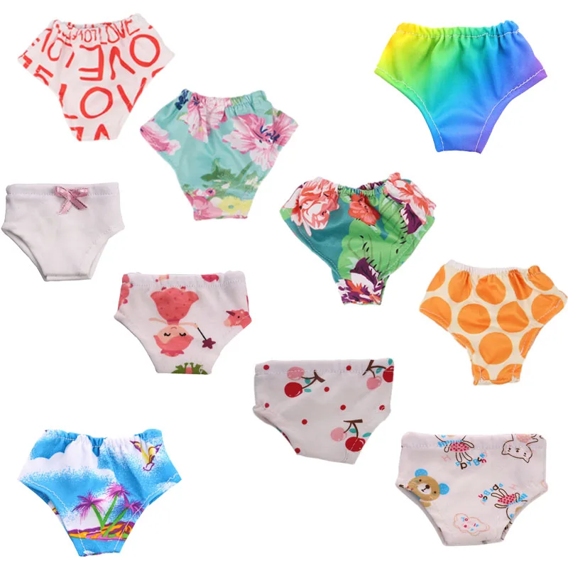 Модные Мультяшные трусики LUCKDOLL размер 18 дюймов американский 43 см Детская кукла