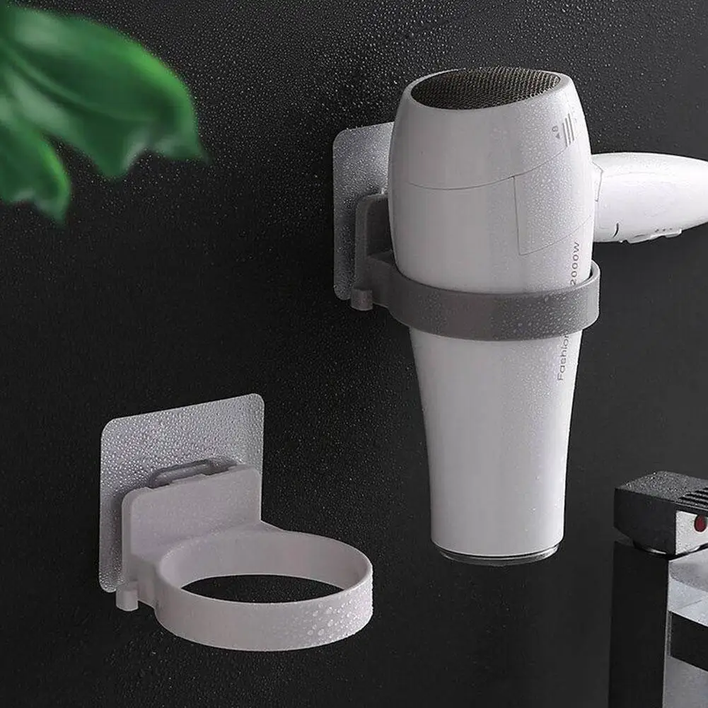 

ABS Bathroom Shelf Storage High Quality Wall-mounted Hair Dryer Holder Rack Organizer Hairdryer Bathroom Accessories