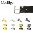 6 мм металлическая заклепка-гвоздик, круглая двойная крышка, кожаное ремесло, сделай сам, сумка, ремень, обувь, браслет, ошейник для домашних животных, Декор, швейная одежда, аксессуары 100 шт.