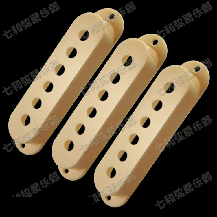 

3 pcs A set Cream Single Coil Pickup Covers For Electric Guitar (SYQG-DXQKF-CR-3)