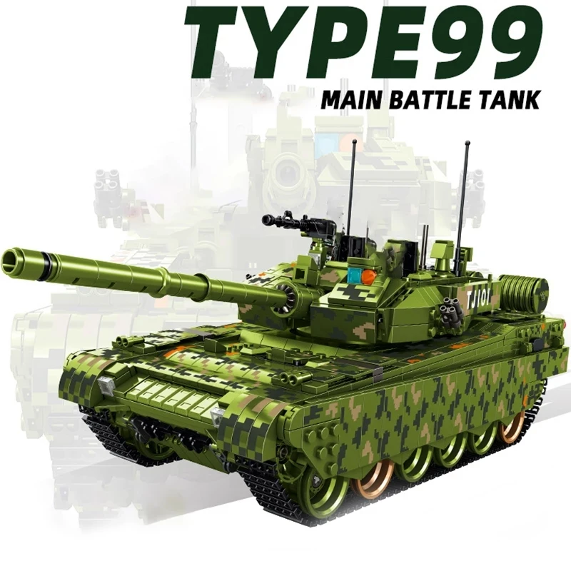 Военный танк оружие Второй мировой войны Тип 99 Танк строительные блоки армия WW2