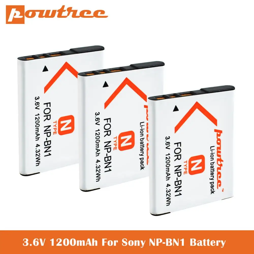 Аккумулятор для NP-BN1 Sony Cyber-Shot BC-CSN DSC-QX10 DSC-QX100 DSC-T99 DSC-T110 DSC-TF1 DSC-TX5 TX7 TX9 DSC-TX10 DSC-TX20 1200 мАч