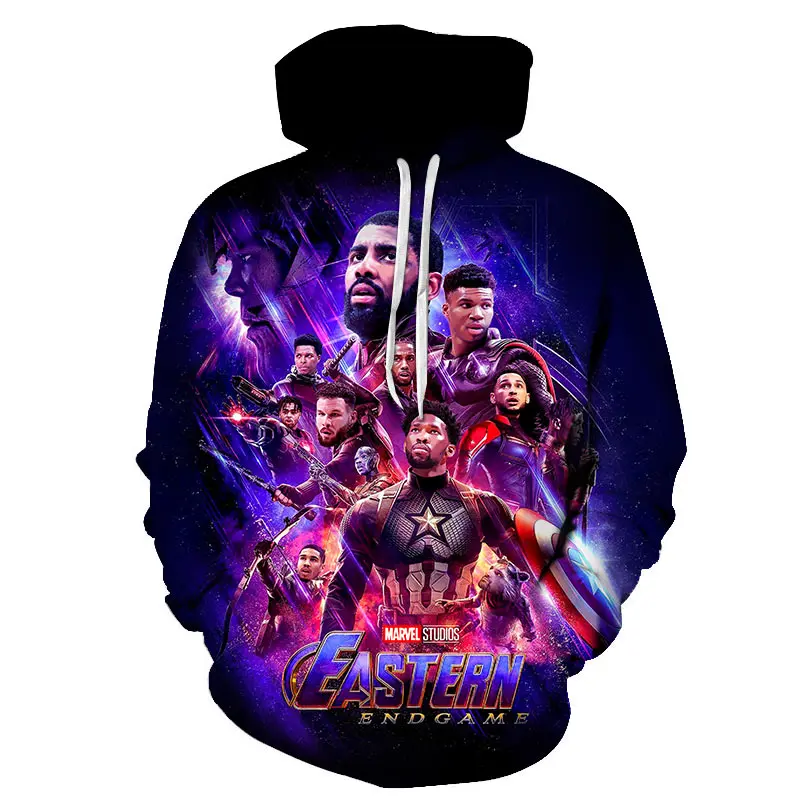 2019 новейшие мужские/женские толстовки с капюшоном marvel the Avengers супергерой