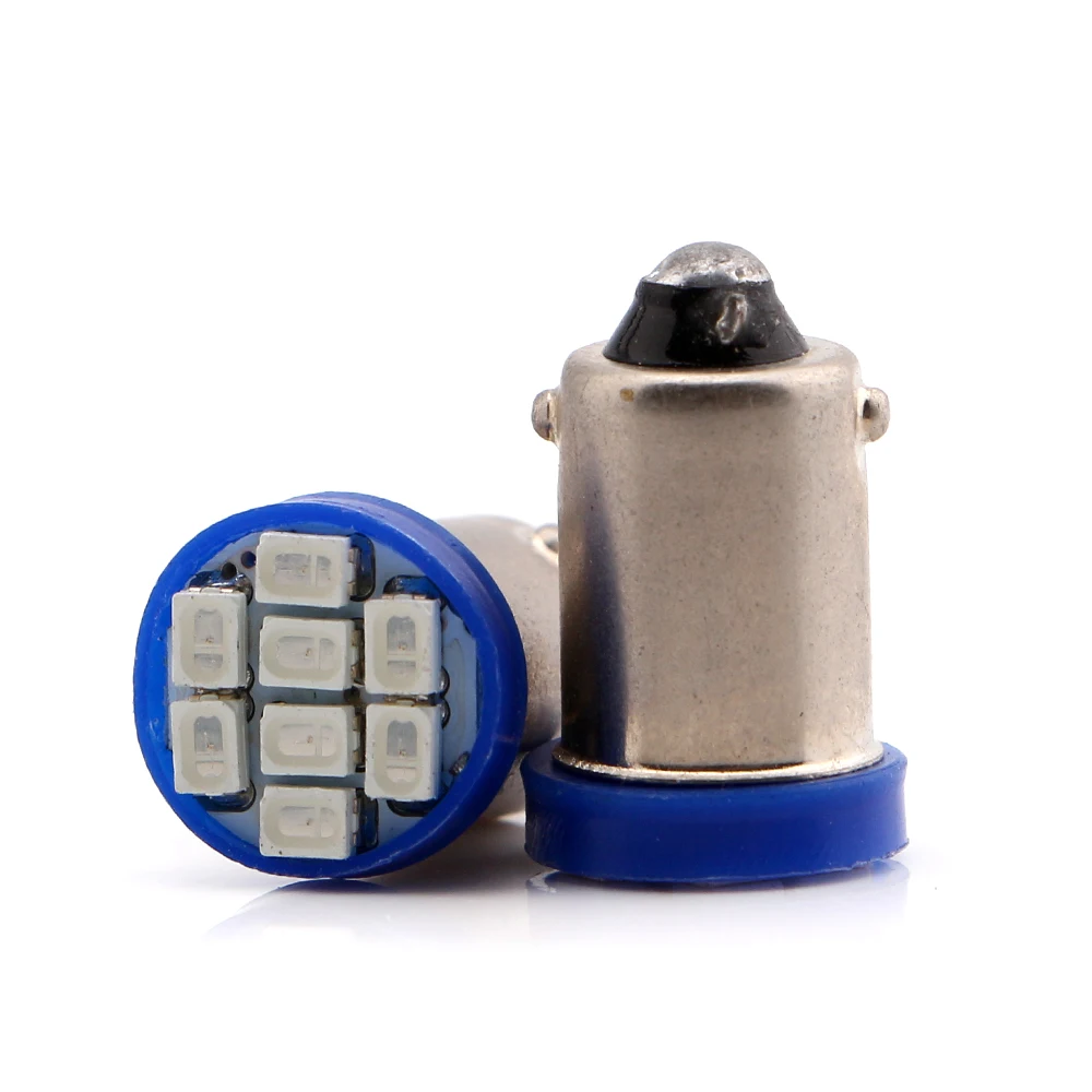 YM E яркий 500 шт. BA9S 8 SMD 1206 водить автомобиль Подсветка салона T4W T11 авто лампы