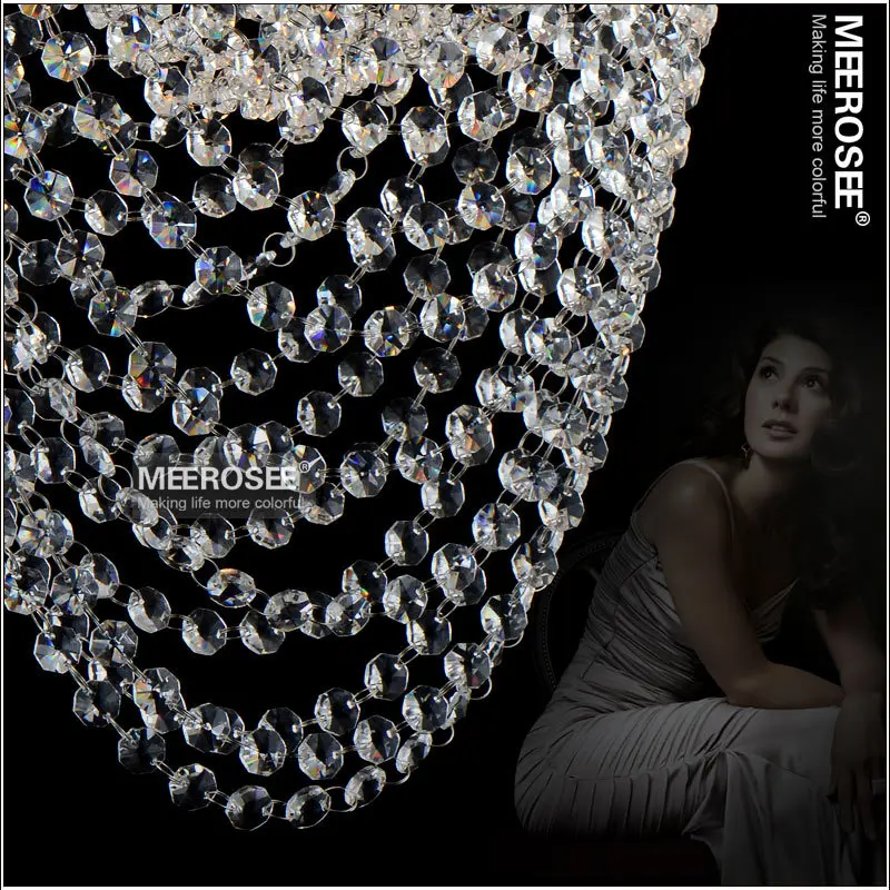 Подвесной хрустальный светильник-люстра Хрустальная занавеска для спальни