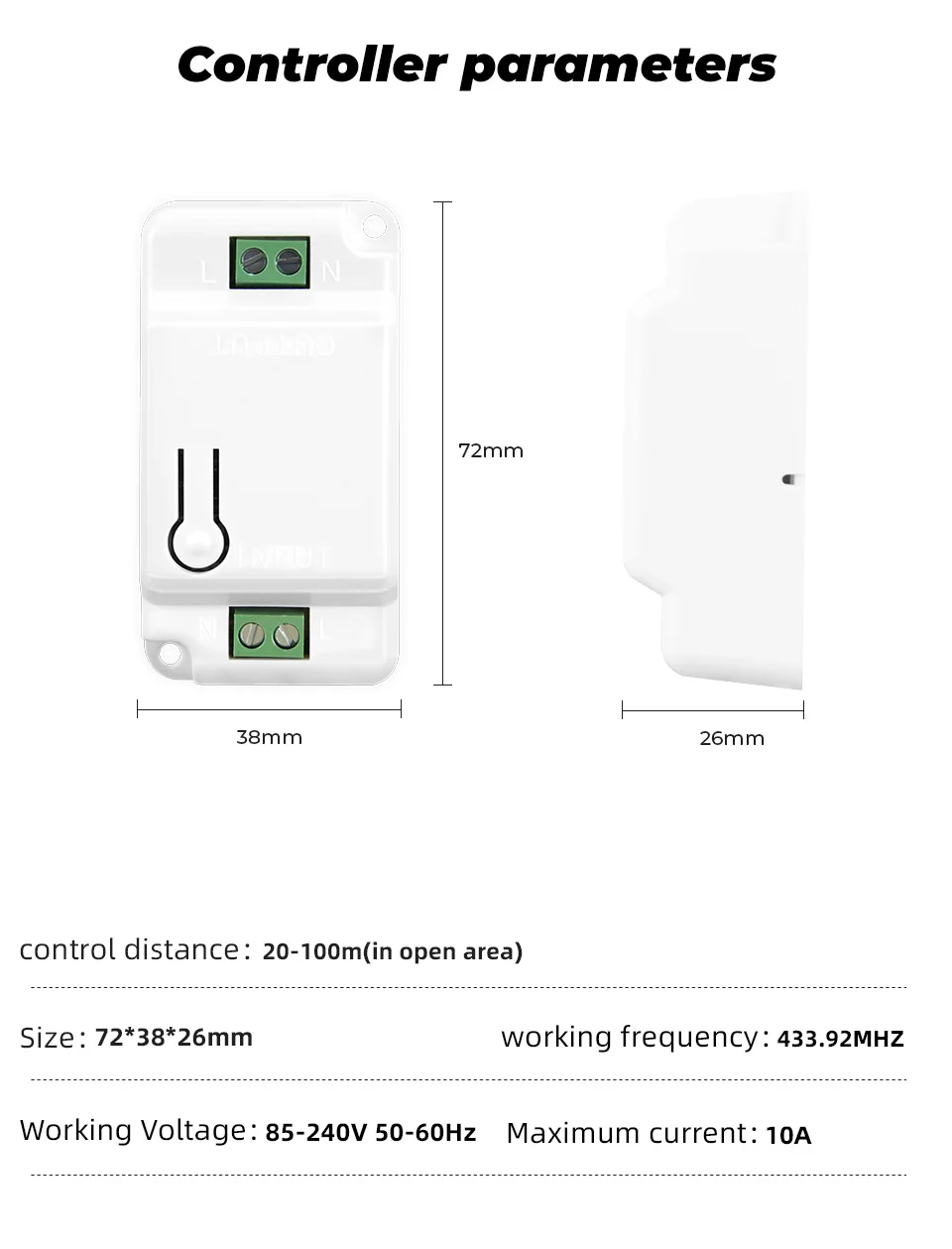 GERMA 1/2/3 Button 433Mhz smart push Wireless Switch Light RF Remote Control 110V 220V Receiver Wall Panel Ceiling Lamp | Электроника