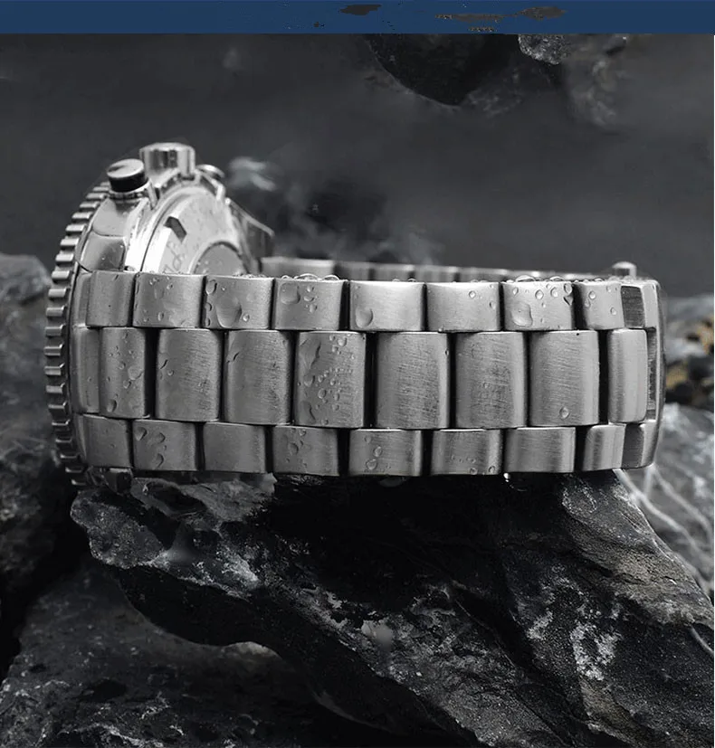 Ремешок для часов из нержавеющей стали 20 мм 22 сменный Браслет omega 007 Seamaster