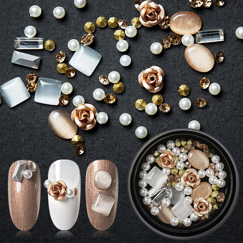 1/2 шт./набор декоративные 3d-пинцеты для ногтей | Красота и здоровье