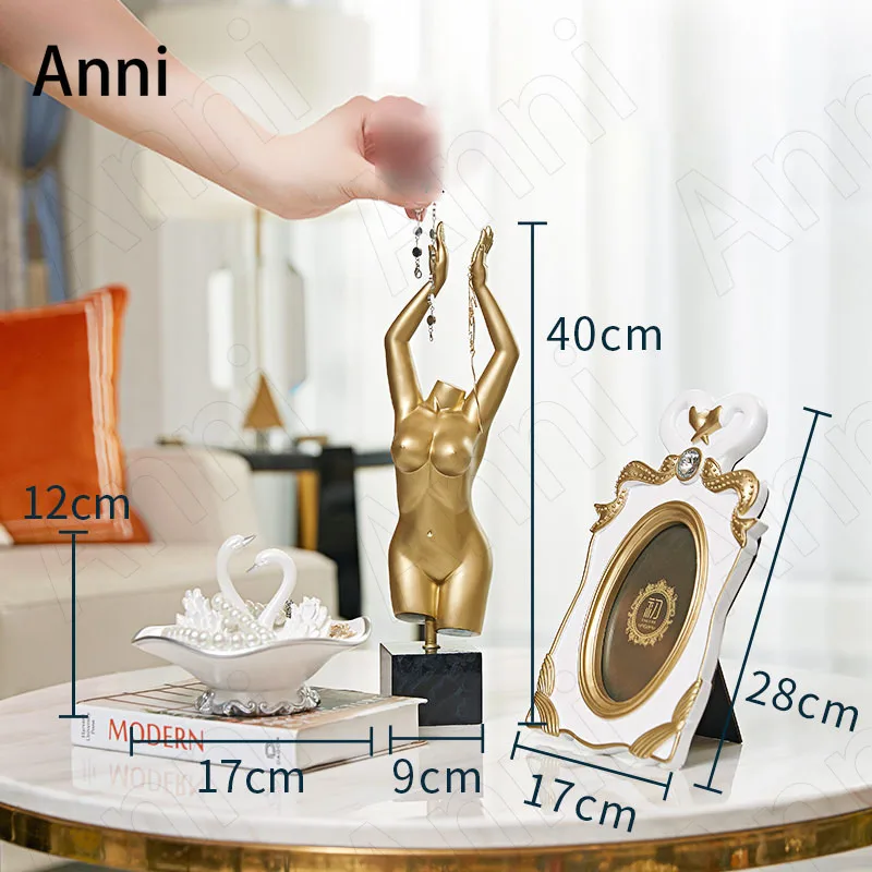 

Creativity Swan Resin Picture Frames European Golden Stroke Frames for Pictures Bedroom Headboard Ornaments Wedding Decoration