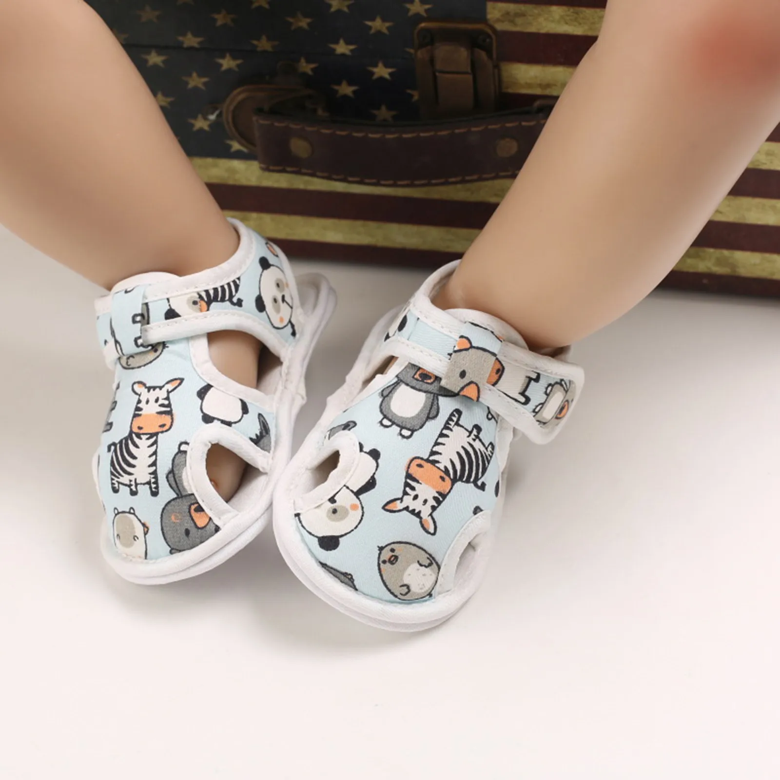 

Toddler Kids Baby Boys Girls Cute Cartoon Cotton Non-slip First Walking Shoes