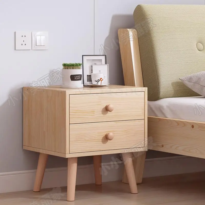 Прикроватный столик на заказ скандинавский простой прикроватный шкаф