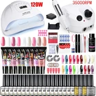 Набор гель-лаков для ногтей Mobray, УФ-лампа 120 Вт54 Вт, 35000 об.мин.