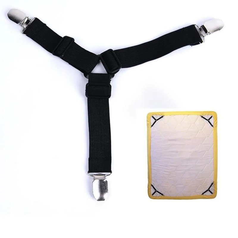 Эластичные зажимы для простыни 4 шт./лот держатель наматрасник пододеяльник