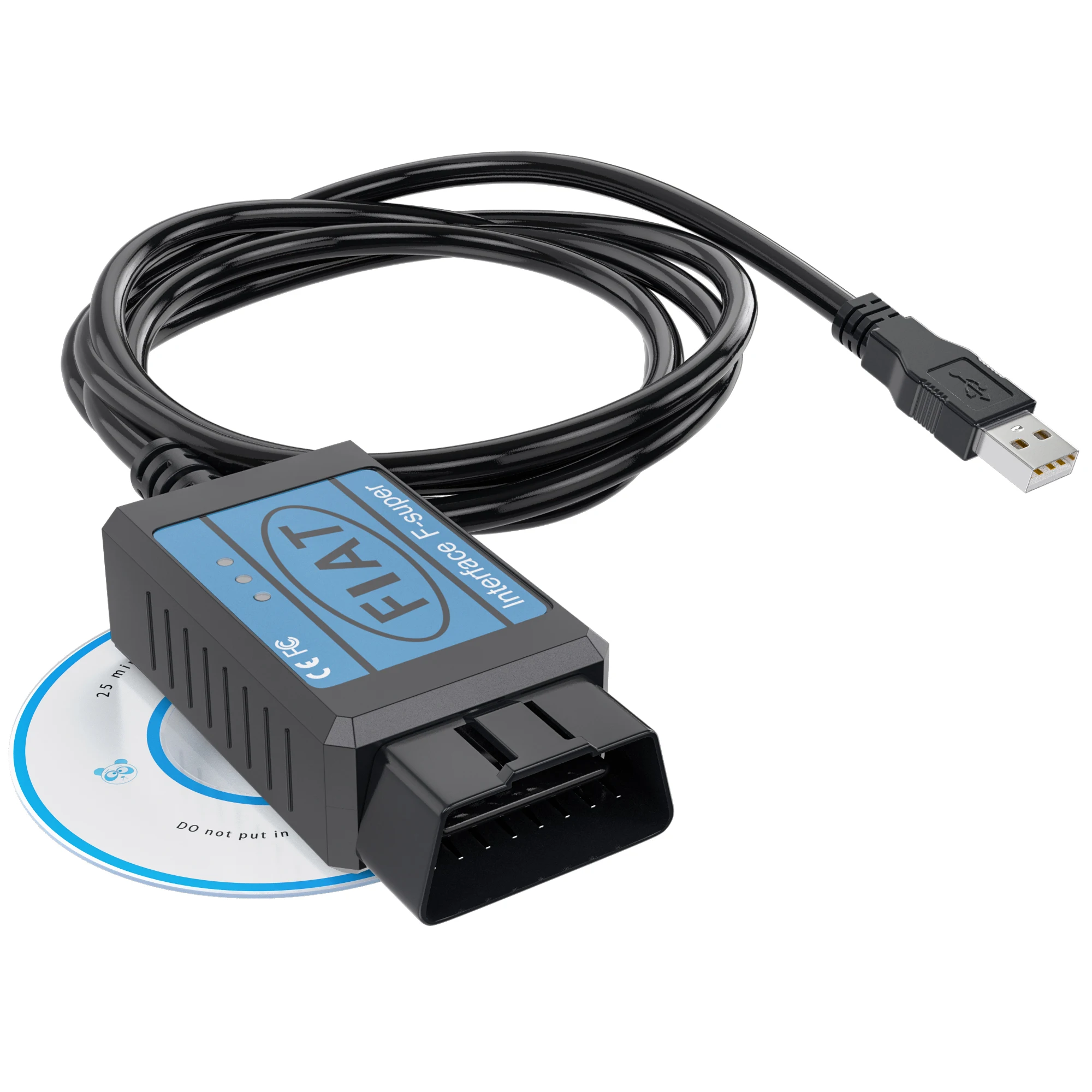 OBD2 диагностический инструмент для Fiat сканер Интерфейс F Super EOBD бесплатная