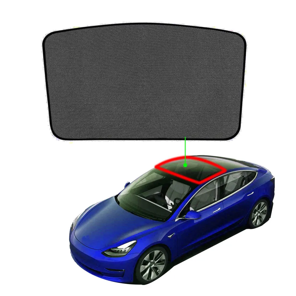 VANSSI Tesla модель 3 передний солнцезащитный козырек лобовое стекло крыша автомобиля