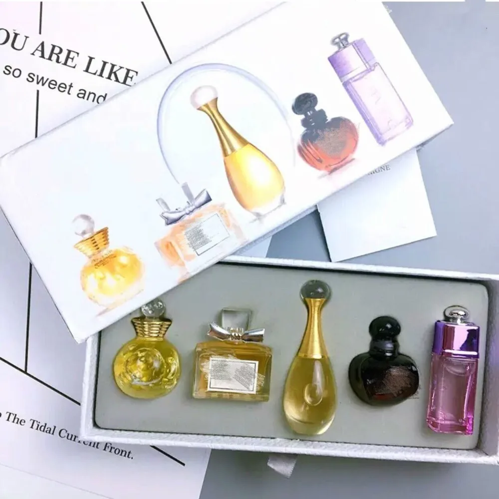 VIP - 5 in 1 Original Perfume For Women Sexy Long Lasting Eau De Q Version With Beautiful Package 1Set Fragrances |