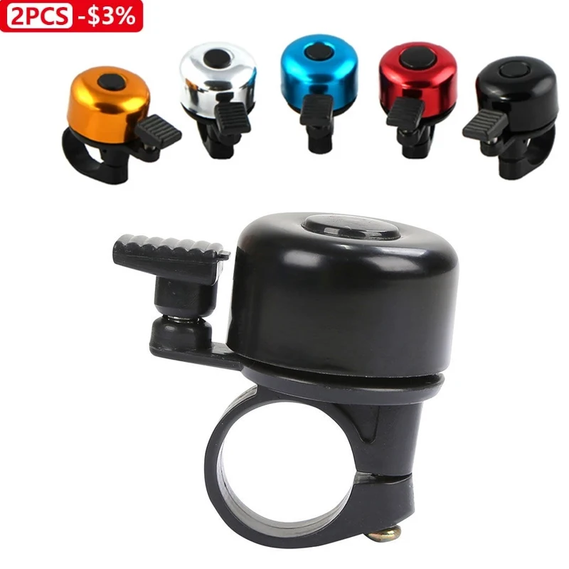 

Bike Bicycle Bell Waterproof MTB Cycling Bicycle Horn Aluminum Alloy Ring Handlebar Safety Warning Alarm Bicycle Accessories