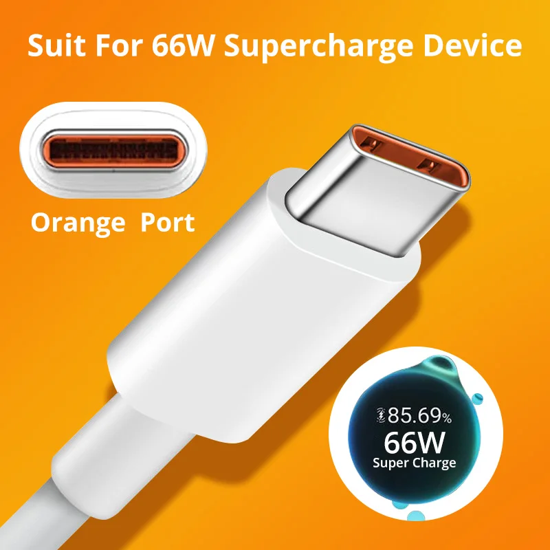 FONKEN 66W 6A USB Type-C Super Fast Charging Data Cable For Huawei Mate 40 Pro 30 20 P40 P30 Lite P20 C Charge Charger Wire | Мобильные