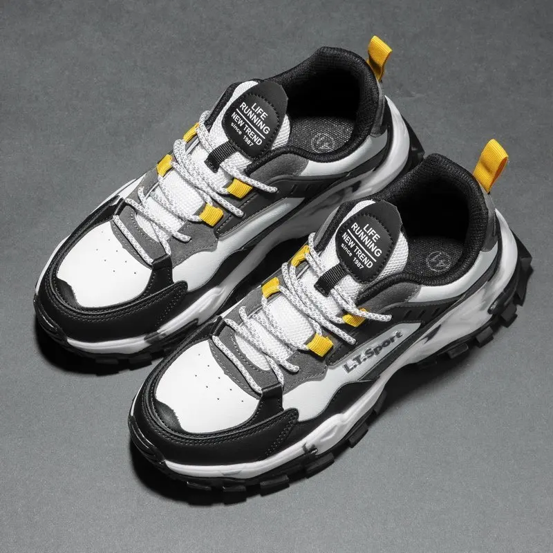 

2020 New Summer Fashion Men's Sneakers Breathable Casual Male Running Shoes Chunky Sneakers Height Incresasing Man Footwear