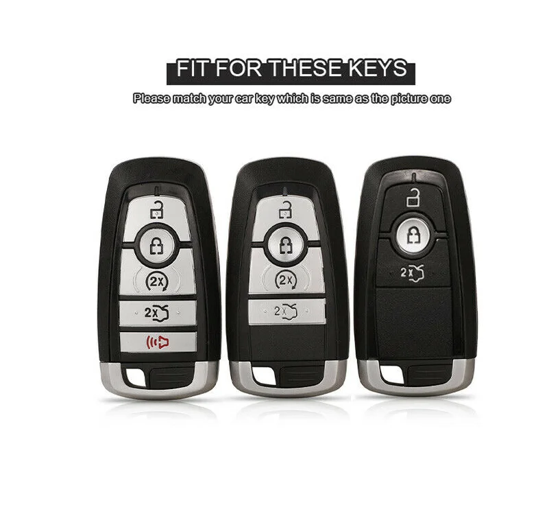 

Soft TPU Car Remote Key Full Cover Case for Ford Fusion Mustang Explorer F-150 F-250 F350 2018 Expedition Key Shell