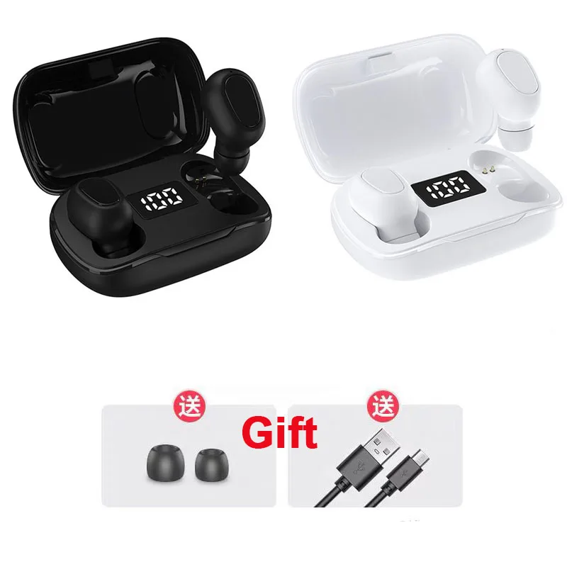 2 шт. Bluetooth 5 0 наушники auriculares Беспроводной 9D стерео спортивные с микрофоном PK i90000