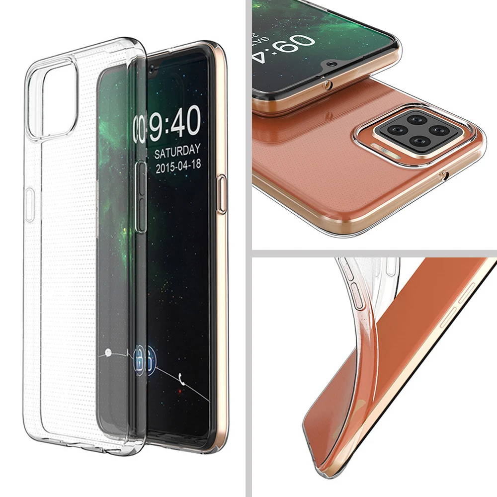 Чехол для OPPO Reno 4 / F Pro Z Lite SE/5G прозрачный силиконовый чехол-бампер из ТПУ Oppo Reno4 |
