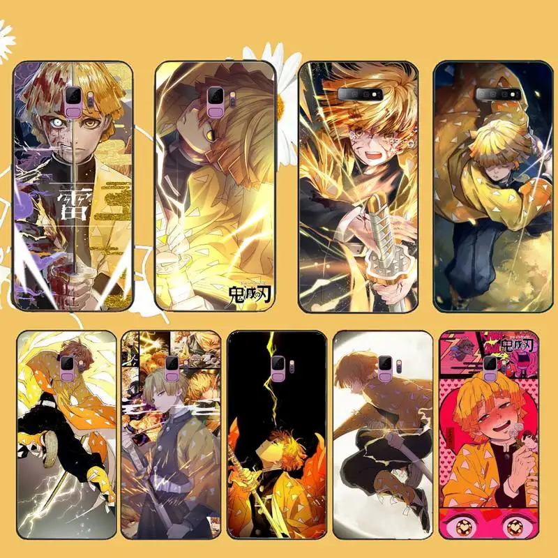 

Agatsuma Zenitsu anime demon slayer Phone Case For Samsung galaxy A S note 10 7 8 9 20 30 31 40 50 51 70 71 21 s ultra plus