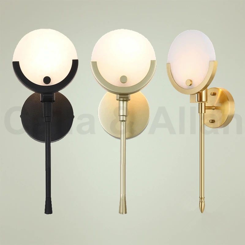 Простая прикроватная лампа в американском стиле скандинавский светильник для