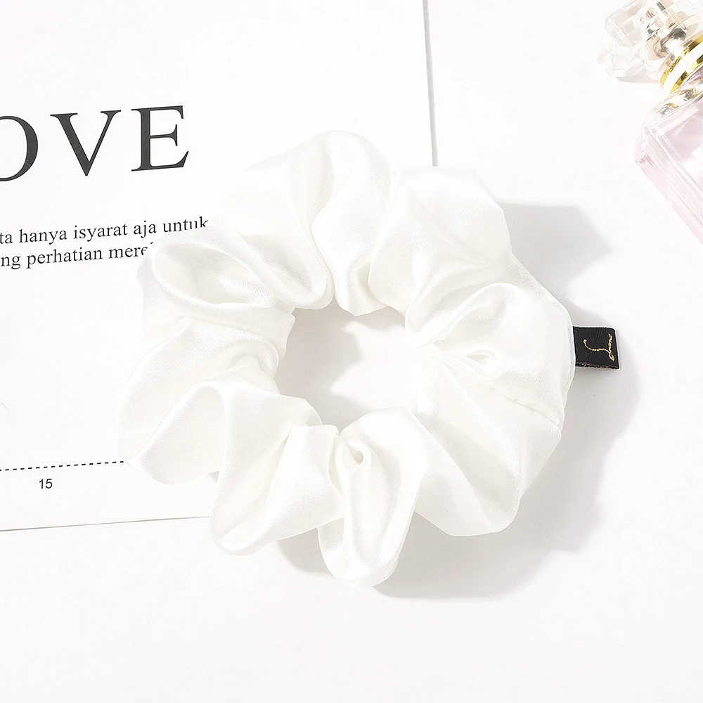 Роскошные атласные резинки для волос с верхней полкой женские шелковые