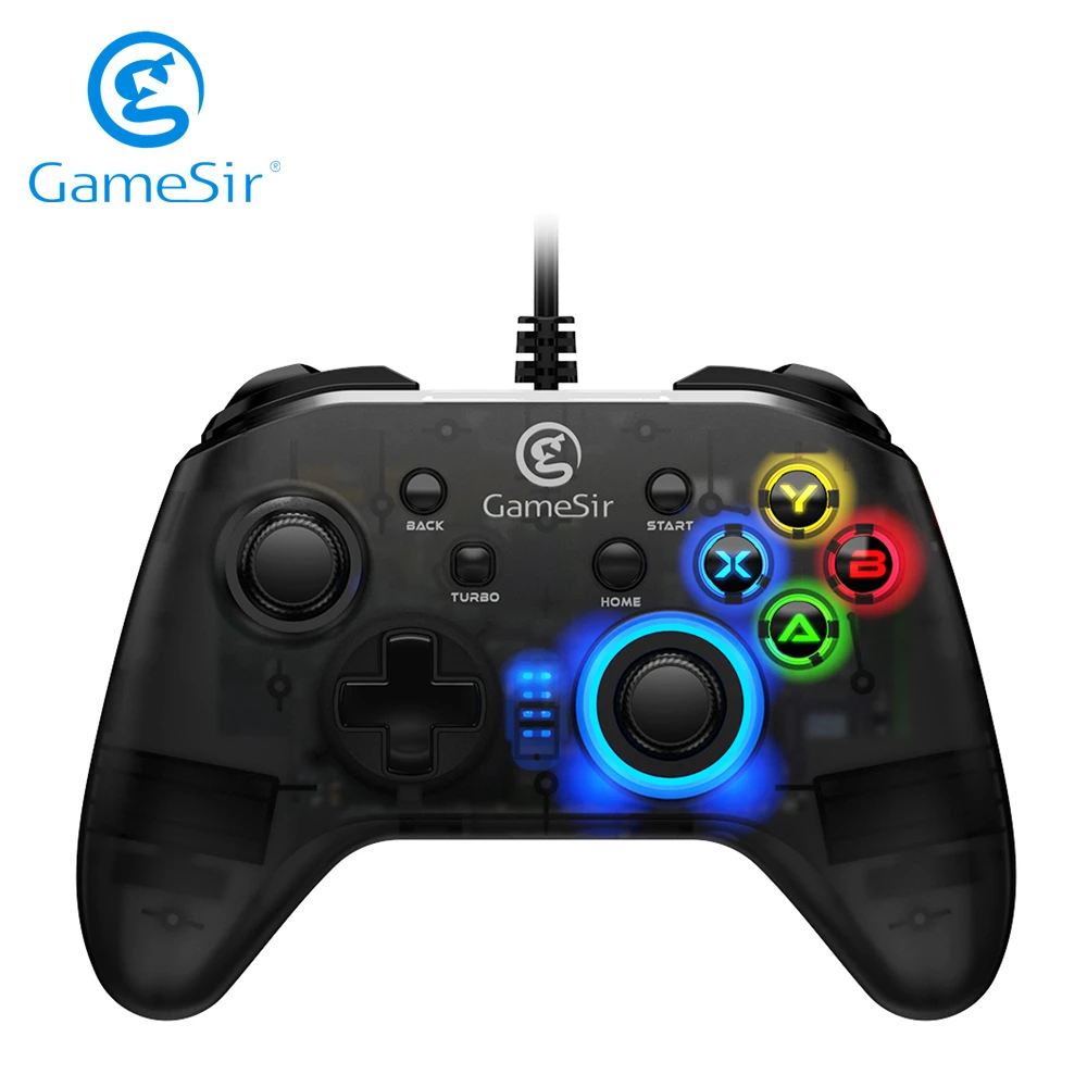 GameSir T4w USB проводной игровой контроллер геймпад с ассиметричным и вибрирующим