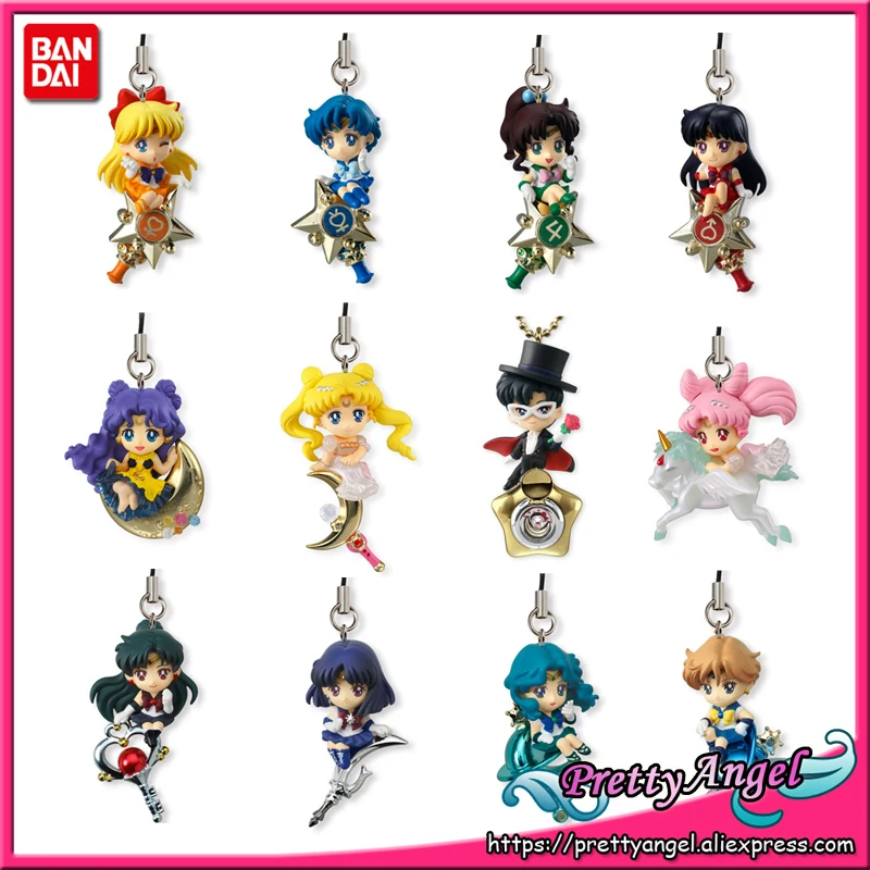 PretyAngel подлинный Bandai Shokugan куколка Твинкл брелок ртуть Марс Юпитер венерина Плутон