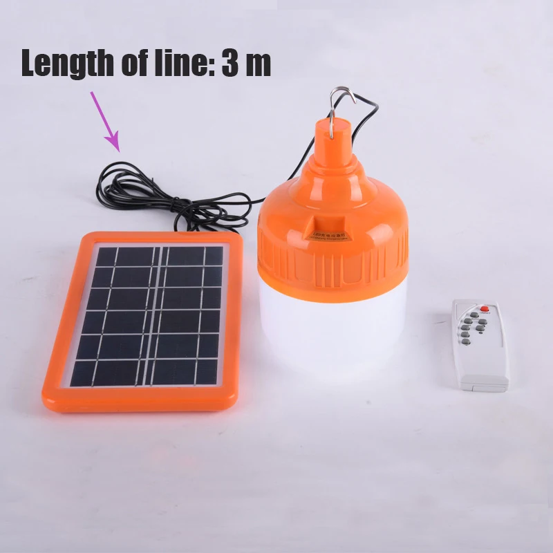 Светодиодный светильник на солнечной батарее портативный яркий