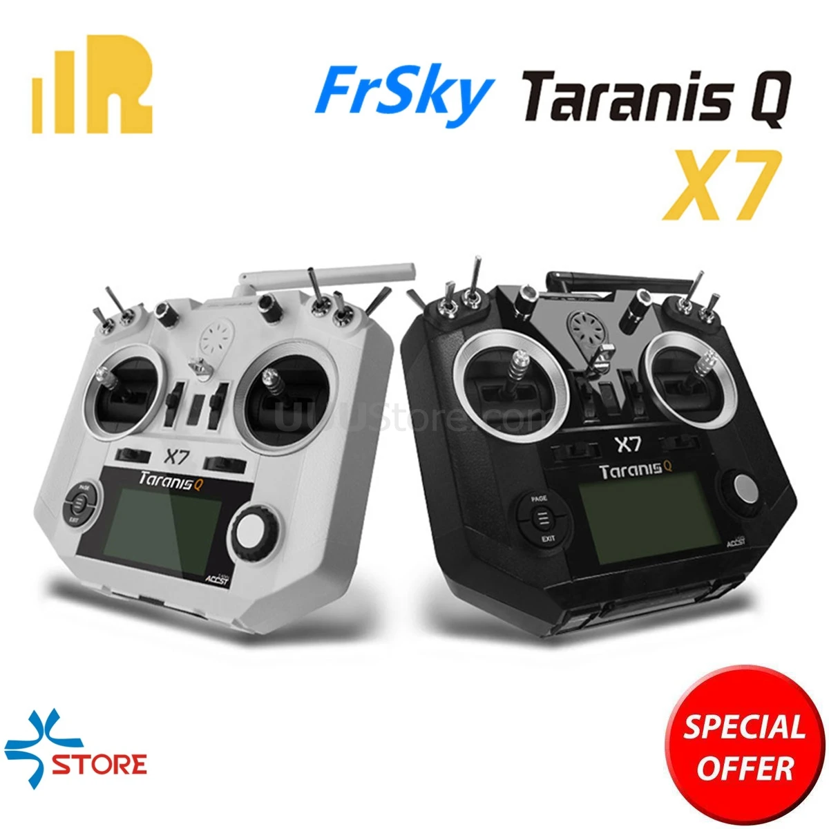 Радиопередатчик FrSky ACCST Taranis Q X7 QX7 2 4 ГГц 16CH пульт дистанционного управления для