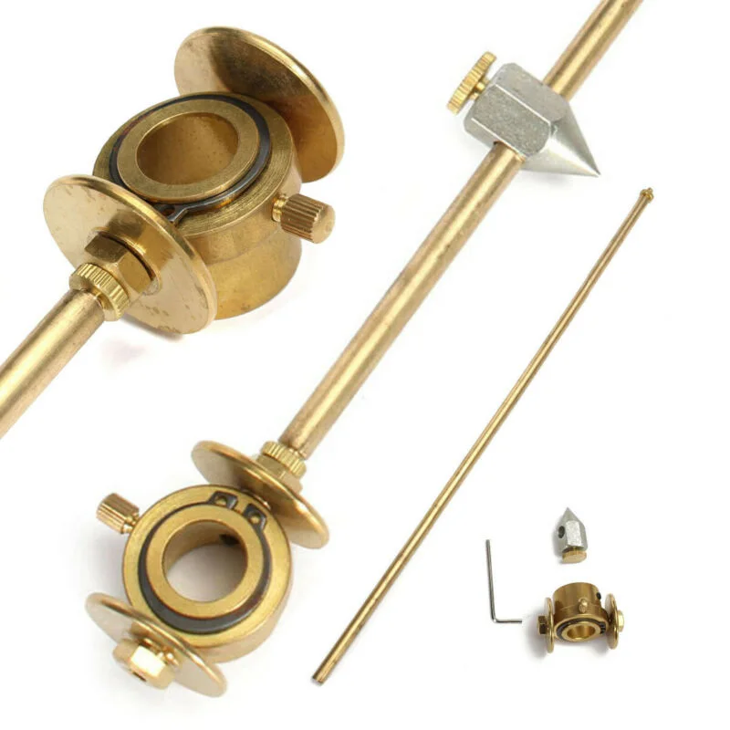 

PT-31 LG-40 Air Plasma Cutter Torch Circus Roller Guide Wheel Compass Gold 47cm For Plasma Cutter Cutting Gun Household Tools