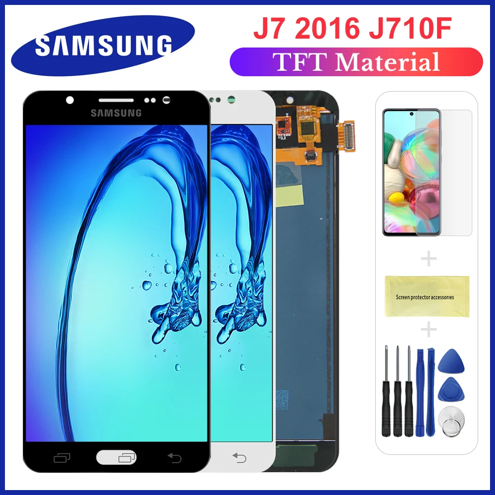 ЖК дисплей для Samsung Galaxy J7 2016 J710 J710H J710FN J710F J710M /DS дигитайзер сенсорного экрана
