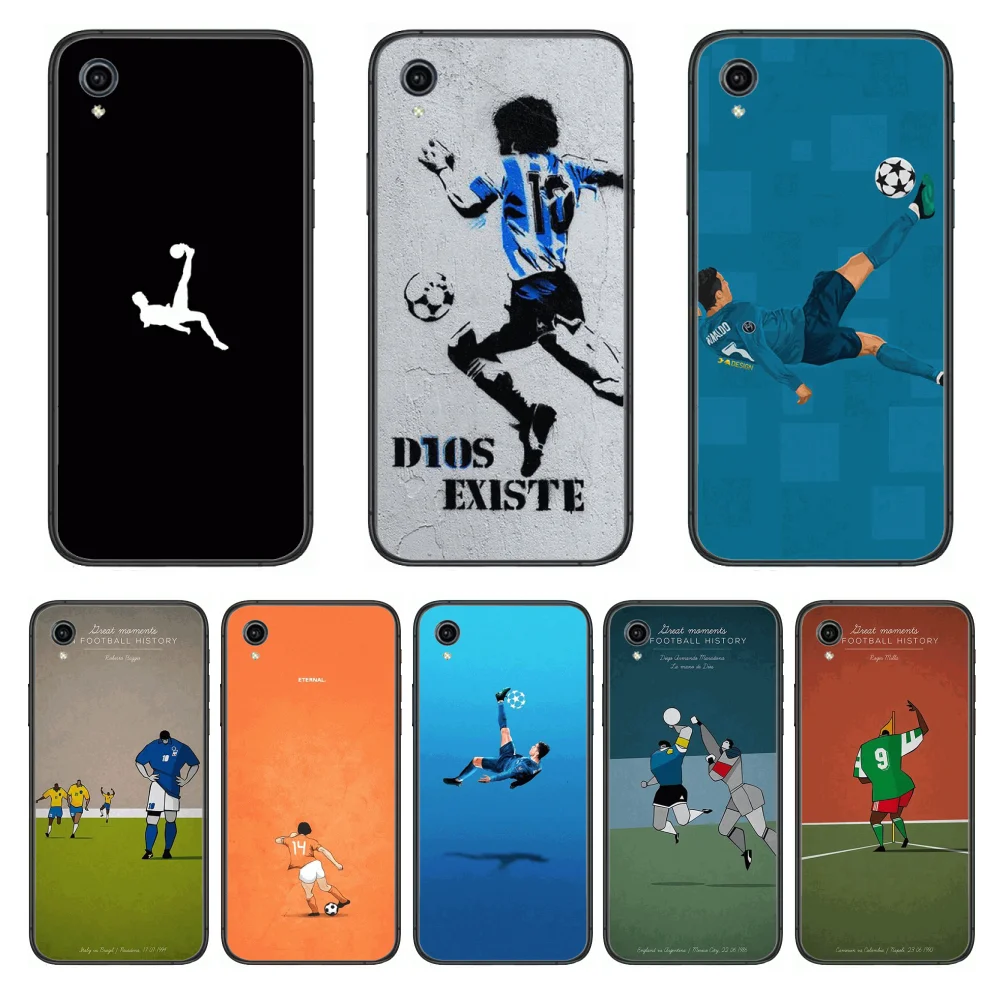 

football Style Phone Cases cover For VIVO X50 30 Y97 91 93 85 83 81 79 73 V 17 15 9 S7 U3X black Covers