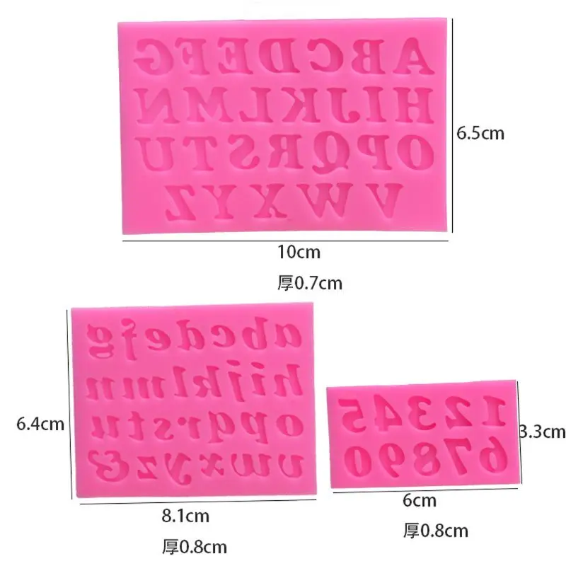 

3Pcs Letter Number Pendant Message Resin Mold Epoxy Resin Jewelry Making Tools