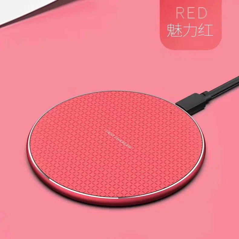 QI Wireless Charger Charge Pad For Samsung Galaxy S7 S6 EDGE S8 S9 S10 Plus note 10 9 8 for Iphone 7 6s plus X XS MAX XR | Мобильные