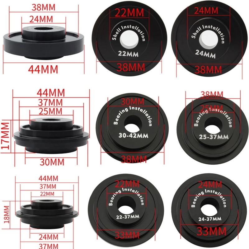 

2021 New Bicycle Bottom Bracket Install Removal Tool MTB Road Bottom Holder Remover Kit