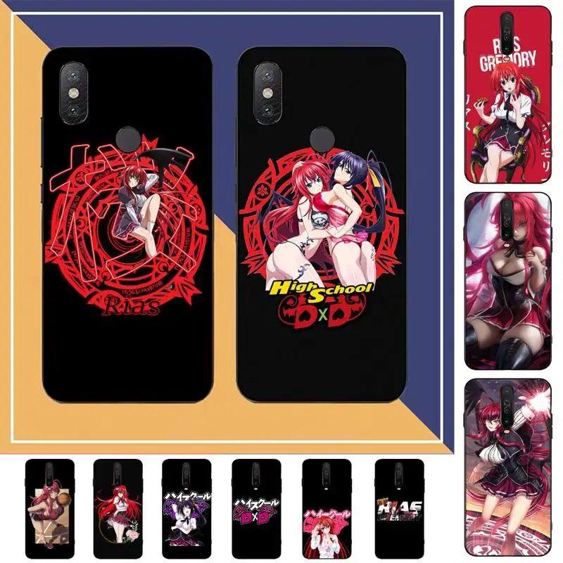 

Akeno Rias Gremory High School Dxd Phone Case for Redmi Note 8 7 9 4 6 pro max T X 5A 3 10 lite pro