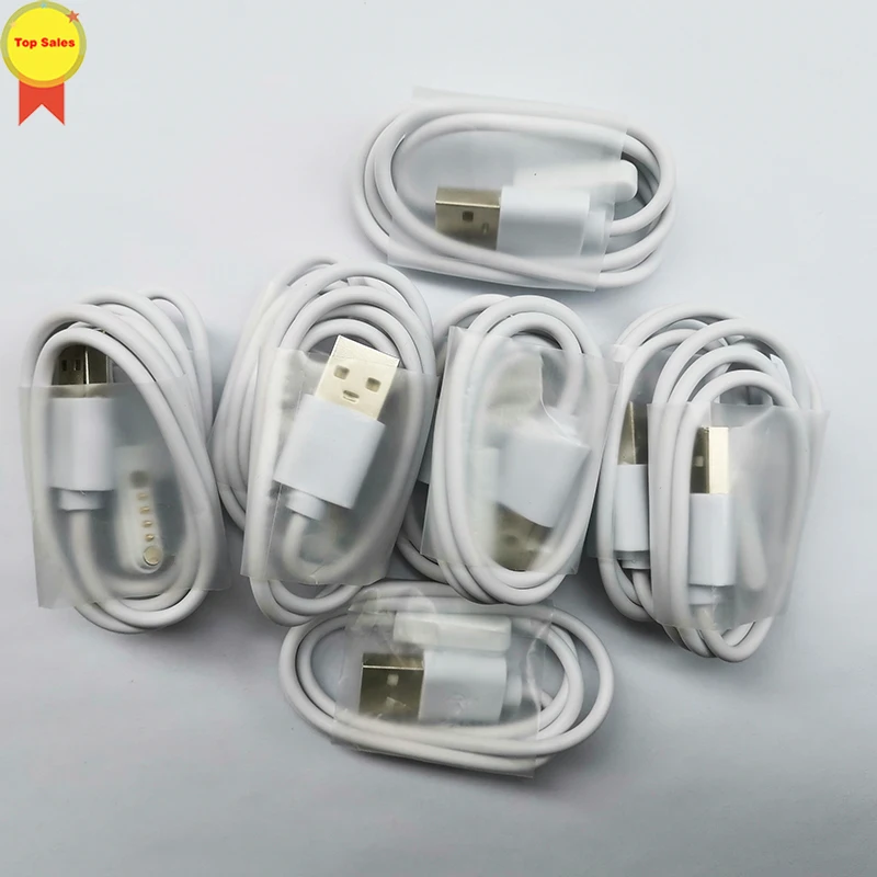original universal 4pin magnet charger magnetic charging wire cable for clock GT88 GT68 KW08 i7 i6 i4 FS08 GV68 smart watch | Электроника