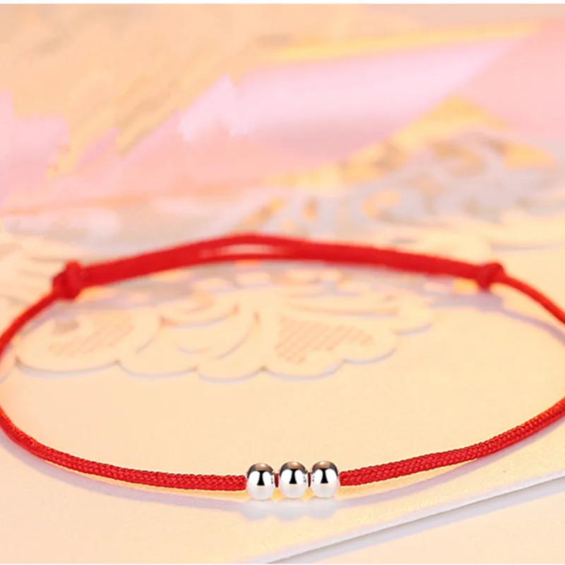 Браслет женский из серебра 925 пробы с бусинами | Украшения и аксессуары