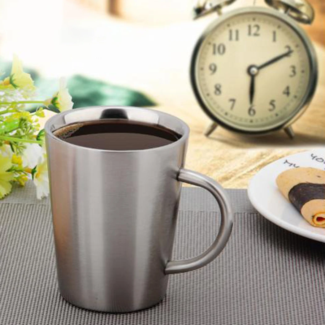 

New design Coffee Mug Gift Stainless steel Double Walled Water Drinking