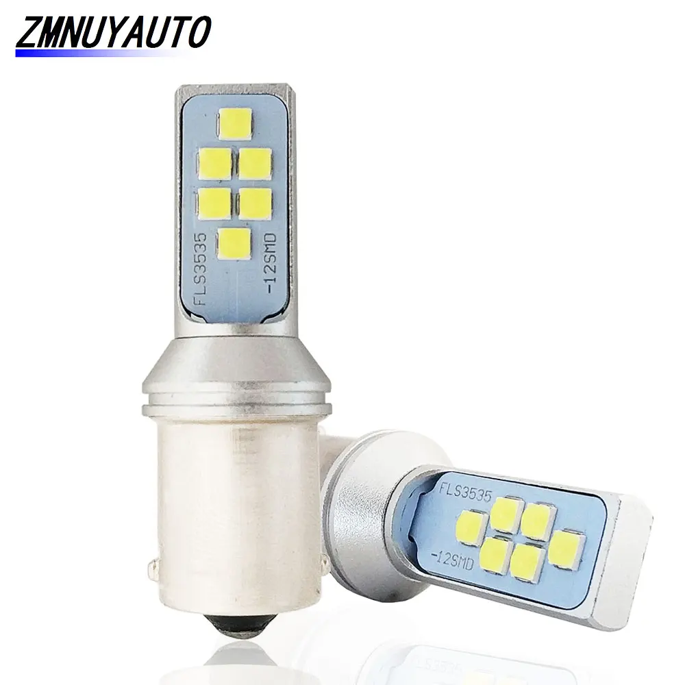 2 шт. P21W Led 1156 BA15S R5W лампы автомобильная Поворотная сигнальная лампа стоп сигнал
