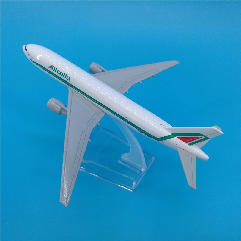 16 см масштаб 1:400 самолеты авиа Alitalia Боинг B777 модель самолета литые игрушки
