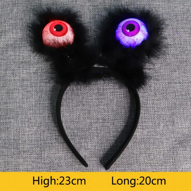 Рождественские Повязки На Голову светодиодный свет светящаяся головная повязка