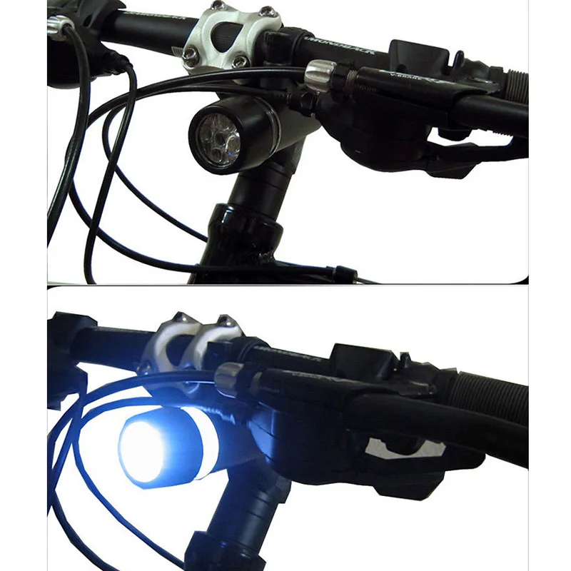 Новый Водонепроницаемый лампы велосипед 5 светодиодный спереди головной
