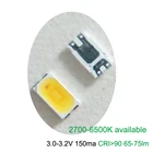 100 шт., светодисветодиодный KoreaSeoul 5630 SMD, 3 в, 2700 мА, индекс цветопередачи 90 + 6500 лмВт, от K до K